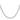 14k White Gold Beveled Paperclip Chain Necklace - Image 2