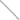 14k White Gold Beveled Paperclip Chain - Trendy Semi-Solid Design - Image 1