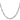 14k White Gold 5.75mm Figaro Chain Necklace - 18 Inch Classic Style - Image 2