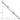 14k White Gold Polished Solid Chain/Solid Plate Anchor Link 20x4mm Plate 5.5 inch Baby/Child ID Bracelet - Image 3