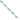 10k White Gold Blue Topaz Diamond Infinity Link Bracelet - Image 1