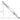 14k White Gold Polished Solid Chain/Solid Plate Anchor Link 19.5x5mm Plate 7 inch ID Bracelet - Image 3