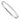 14k White Gold Polished 4mm Oval Hinged Bangle Bracelet - Image 1