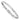 14k White Gold Diamond-Cut Flexible Round Bangle Bracelet - Image 1