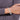 14k White Gold Textured Hinged Oval Bangle Bracelet – 6mm - Image 3