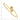 14K Gold Polished Love Knot Oval Bangle Bracelet, 9.5mm - Image 2