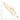 14K Gold Two Hearts Clasp Flexible Oval Bangle Bracelet - Image 2