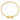 14K Gold Polished 9.5mm Ball Cuff Bracelet - Modern Flexible Design - Image 2