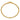 14k Gold Polished Heart Clasp Oval Bangle Bracelet - Image 2