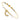 14K Two-Tone Diamond-Cut Beaded Bracelet with Extension, 7-Inch - Image 1