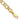 14k Gold Triple Link Charm Bracelet - 7 Inch Polished & Textured Design - Image 1