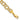 14k Gold Textured Triple Link Charm Bracelet - 7 Inch Classic Style - Image 1