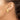 14k Gold Polished Omega Back Post Earrings - Modern Chic Statement - Image 2