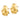 14k Gold Polished Knot Earrings - Chic Omega Back Design - Image 1