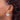 14k White Gold Polished Tapered Hoop Earrings - Modern Chic Style - Image 3