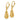 14k Polished Diamond-Cut Teardrop Dangle Leverback Earrings - Image 1
