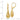 14k Polished Diamond-Cut Teardrop Dangle Leverback Earrings - Image 3