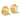 14k Gold Polished Omega Back Earrings for Effortless Elegance - Image 1