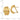 14k Gold Polished Omega Back Earrings for Effortless Elegance - Image 3