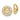 14k Gold Diamond Circle Earring Jackets for Effortless Style - Image 1