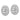 10k White Gold Diamond Earring Jackets for Chic Layering - Image 2