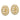 14k Gold Diamond Circle Earring Jackets for Effortless Style - Image 2