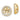 14k Gold Diamond Circle Earring Jackets for a Chic Look - Image 1