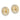14k Gold Diamond Circle Earring Jackets for Effortless Style - Image 2