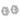 10K White Gold Diamond Earring Jackets for Elevated Style - Image 2