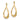 10k Yellow Gold Diamond Earring Jackets for a Chic Layered Look - Image 2