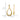 10k Yellow Gold Diamond Earring Jackets for a Chic Layered Look - Image 3