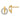 14K Gold Diamond Circle Drop Earrings for Effortless Elegance - Image 1