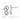 14K White Gold Diamond Infinity Drop Earrings - Image 3