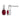 10k White Gold Ruby and Diamond Drop Earrings for Effortless Glam - Image 1