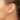 14k Rose Gold Diamond Hinged Hoop Earrings - Chic Everyday Style - Image 3