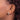 10k White Gold Diamond Hinged Hoop Earrings - Sleek and Stylish - Image 3