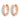 14k Rose Gold Diamond Hinged Hoop Earrings for Effortless Elegance - Image 2