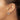 10k White Gold Diamond Hinged Hoop Earrings - Modern Chic Design - Image 3