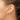 10k White Gold Diamond Hinged Hoop Earrings - Chic Everyday Glam - Image 3