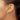 10k White Gold Diamond Hinged Hoop Earrings - Chic Everyday Glam - Image 3