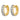 10k Yellow Gold Diamond Milgrain Hoop Earrings - Chic Everyday Elegance - Image 2