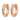 10k Rose Gold Diamond Hinged Hoop Earrings, Polished Finish - Image 2