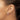 10k White Gold Diamond Hinged Hoop Earrings - Chic Everyday Style - Image 3