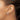 10k White Gold Diamond Hinged Hoop Earrings - Chic Everyday Style - Image 3