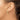 10k Gold Diamond Oval Hinged Hoop Earrings - Chic Everyday Elegance - Image 3