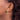 10k Gold Diamond Oval Hoop Earrings - Chic Everyday Statement - Image 3