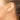10k White Gold Diamond Hinged Hoop Earrings - Chic Everyday Style - Image 3