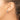 10k White Gold Diamond Hinged Hoop Earrings - Sleek and Polished - Image 3
