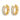 14k 1/2 carat Diamond Pave Hinged Hoop Earrings - Image 2