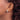 10k White Gold Diamond Hinged Hoop Earrings - Chic Everyday Sparkle - Image 3